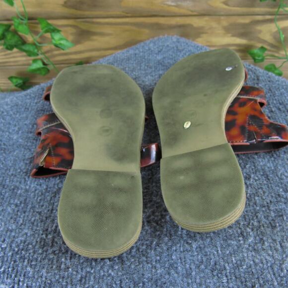 A New Day Women's Slide Brown Synthetic Sz 9 Wide Gently Used 2025 - Picture 6 of 7